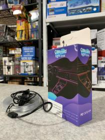 الألياف البصرية أدى الفلورسنت RGB شريط ضوء USB للسيارة الداخلية