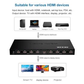 Répartiteur Vidéo HDMI 1x8 avec 8 Ports Compatible 4K – HDMI X8 موزع