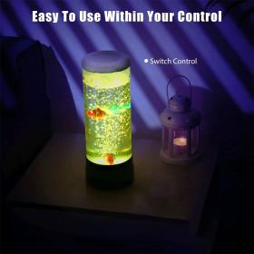 مصباح ديكور أسماك المحيط – إضاءة مكتب هادئة