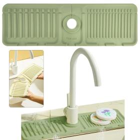 دعاسة تصريف مرنة – مثالية لتجفيف سريع وتنظيم حوض المطبخ أو الحمام