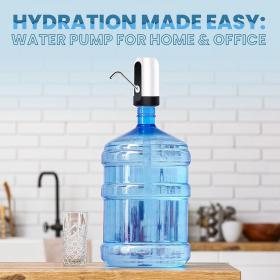 مضخة مياه كهربائية لتوزيع المياه بسعة 5 جالون قابلة لإعادة الشحن