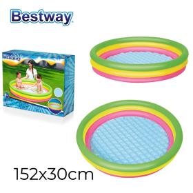 مسبح قابل للنفخ قوس قزح 152×30 سم من Bestway.