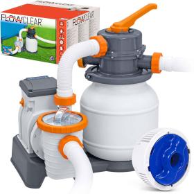 مضخة فلتر رملي FlowClear من Bestway – للمسابح 1100 إلى 42300 لتر – موديل 58497