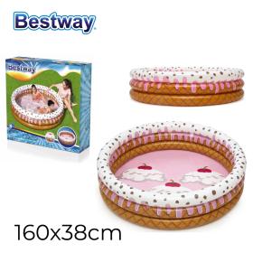 مسبح أطفال قابل للنفخ بشكل دونات 160×38 سم – Bestway موديل 51144