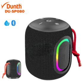 مكبر صوت بلوتوث محمول DUNTH DU-SP080، صوت نقي بقوة 7 واط، مقاوم للماء بمعيار IPX6.