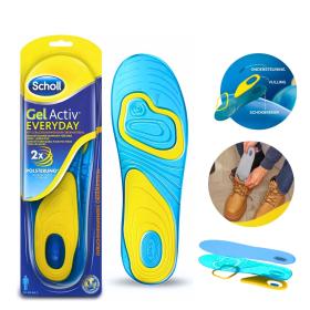 فرش حذاء طبي Sholl Active Gel، مريح للاستخدام اليومي ويدعم القدم طوال اليوم.