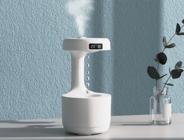 منبه ومhumidificateur للهواء برذاذ ماء مضاد للجاذبية بسعة 800 مل